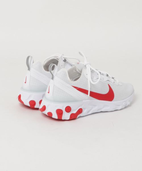 NIKE REACT ELEMENT 55 SE (WHITE/UNIV RED) 【SP】 NIKE REACT ELEMENT 55 SE (WHITE/UNIV RED) 【SP】