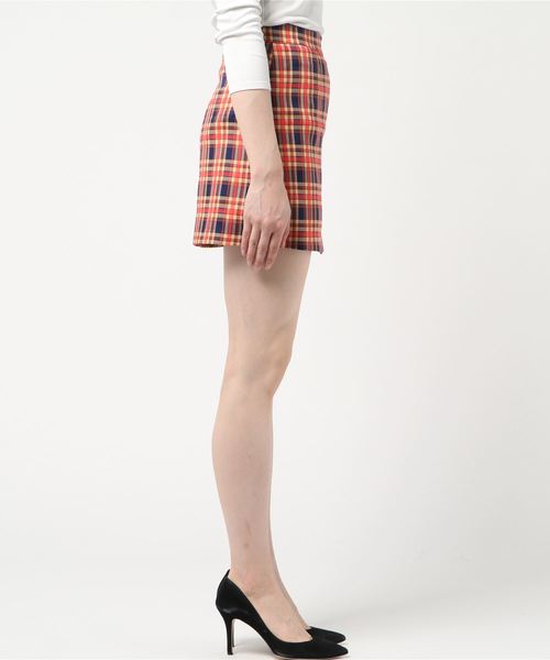 SPIGA（スピーガ）の「ﾁｪｯｸﾀｲﾄｽｶｰﾄ（スカート・レディース・ピンク/レッド/グリーン・SMALL/MEDIUM）」の5枚目の写真