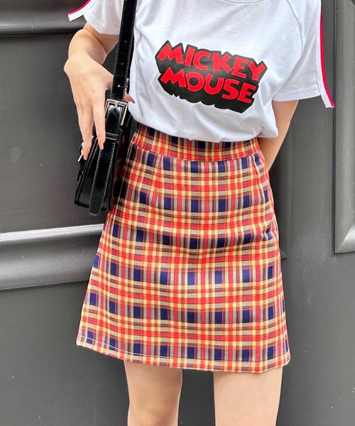 SPIGA（スピーガ）の「ﾁｪｯｸﾀｲﾄｽｶｰﾄ（スカート・レディース・ピンク/レッド/グリーン・SMALL/MEDIUM）」の19枚目の写真