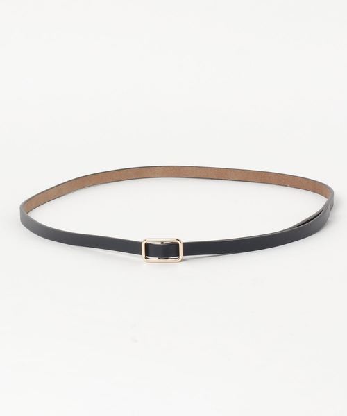 Monocoro toppi（モノコロトッピ）の「ピンレス 牛革細ベルト（ベルト・レディース・ホワイト/ブラック/ネイビー/ブラウン/グレー/レッド/グリーン/キャメル・フリー）」の6枚目の写真