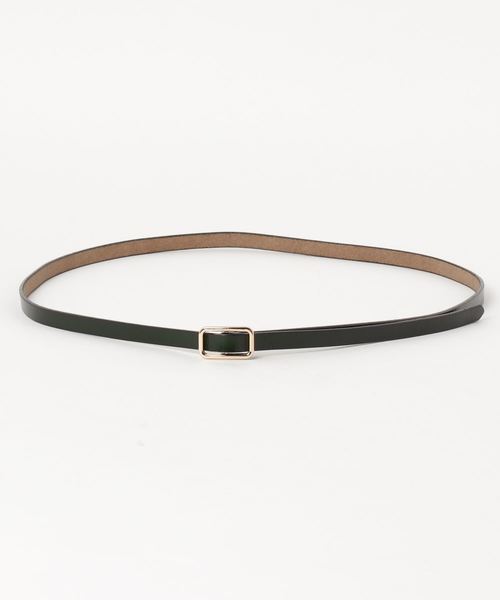 Monocoro toppi（モノコロトッピ）の「ピンレス 牛革細ベルト（ベルト・レディース・ホワイト/ブラック/ネイビー/ブラウン/グレー/レッド/グリーン/キャメル・フリー）」の5枚目の写真