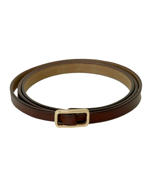 Monocoro toppi（モノコロトッピ）の「ピンレス 牛革細ベルト（ベルト・レディース・ホワイト/ブラック/ネイビー/ブラウン/グレー/レッド/グリーン/キャメル・フリー）」の13枚目の写真