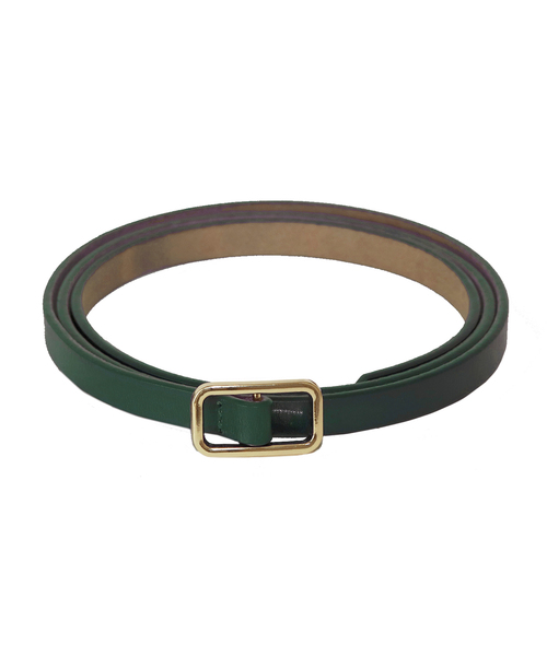 Monocoro toppi（モノコロトッピ）の「ピンレス 牛革細ベルト（ベルト・レディース・ホワイト/ブラック/ネイビー/ブラウン/グレー/レッド/グリーン/キャメル・フリー）」の11枚目の写真