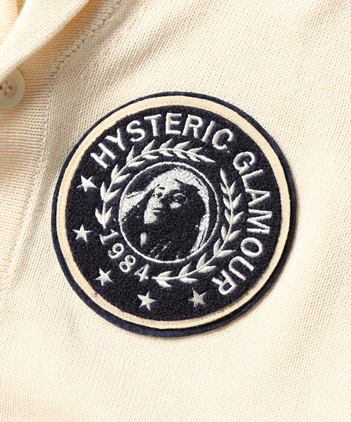 HYSTERIC GLAMOUR（ヒステリックグラマー）の「ショールカラーCD（カーディガン/ボレロ・メンズ・ホワイト/ブラック/ネイビー・MEDIUM/SMALL/LARGE）」の12枚目の写真