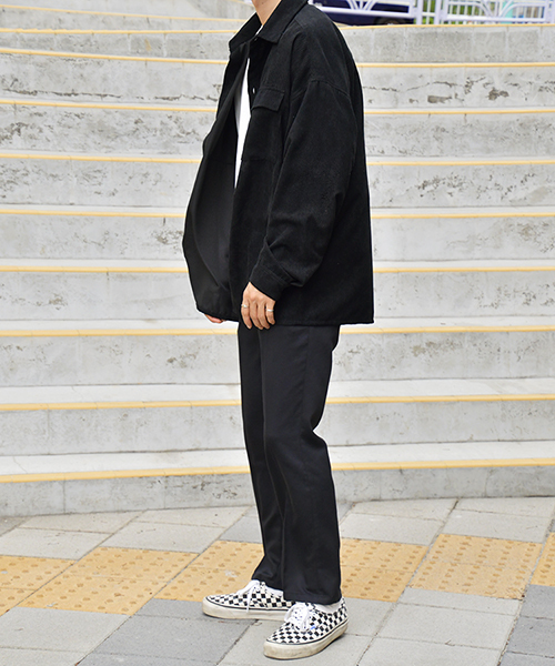 kutir（クティール）の「コーデュロイＣＰＯシャツジャケット(コーデュロイフラップポケットシャツブルゾン)（ブルゾン・メンズ・ブラック/ベージュ/グレー・MEDIUM/LARGE/X-LARGE）」の15枚目の写真