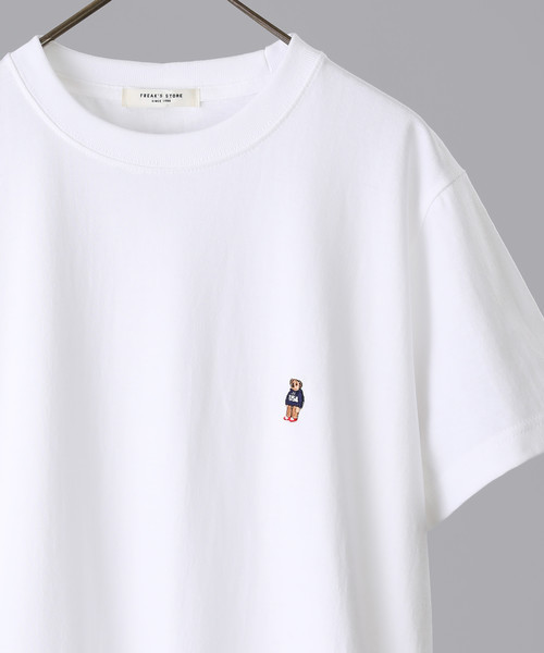 Freak S Store フリークスストア の Usaベアロゴショートスリーブtシャツ Tシャツ カットソー Wear Freak S Store フリークスストア の Usaベアロゴショートスリーブtシャツ Tシャツ カットソー Wear