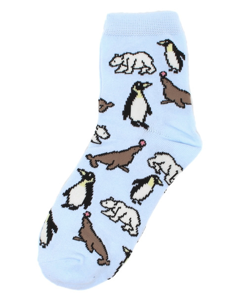WEGO（ウィゴー）の「WEGO/アイスアニマルソックス（ソックス/靴下・レディース・サックスブルー/ピンク・FREE）」の2枚目の写真