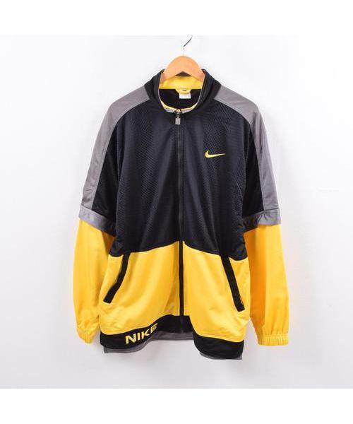【美品】 NIKE 古着 トラックジャケット 古着 90年代 ナイキ NIKE ジャージ バックロゴ トラックジャケット
