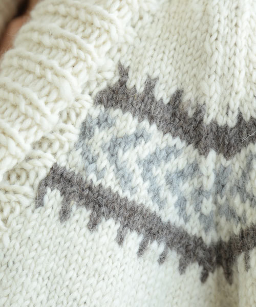 Jewel Changes（ジュエルチェンジズ）の「WO ｶｳﾁﾝ ﾆｯﾄ ロング カーディガン / WEB限定　Ξ（カーディガン/ボレロ・レディース・オフホワイト/グレー・ﾌﾘ-）」の10枚目の写真