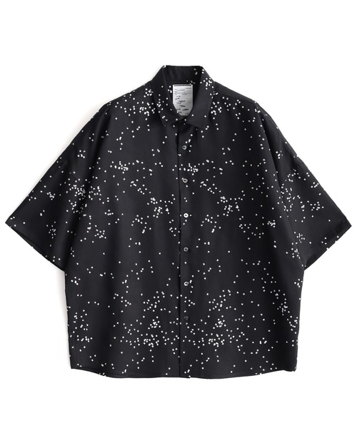 SHAREEF(シャリーフ)の「DOT PATTERN S/S BIG SHIRTS(シャツ/ブラウス・メンズ・ネイビー/ブラック/ホワイト・1/3/2)」の4枚目の写真
