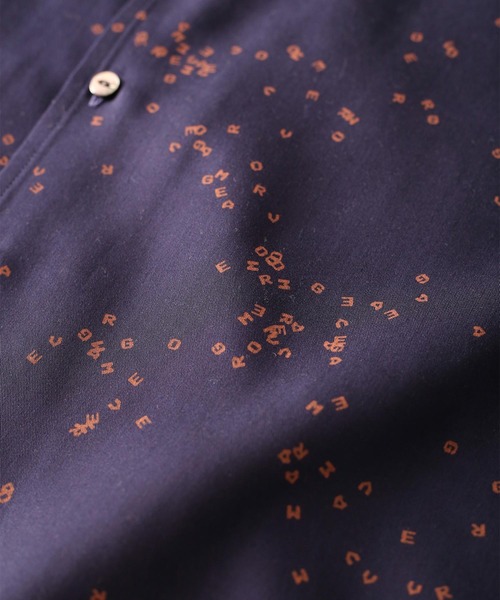 SHAREEF(シャリーフ)の「DOT PATTERN S/S BIG SHIRTS(シャツ/ブラウス・メンズ・ネイビー/ブラック/ホワイト・1/3/2)」の14枚目の写真