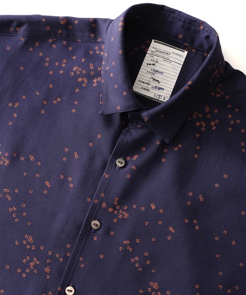 SHAREEF(シャリーフ)の「DOT PATTERN S/S BIG SHIRTS(シャツ/ブラウス・メンズ・ネイビー/ブラック/ホワイト・1/3/2)」の15枚目の写真