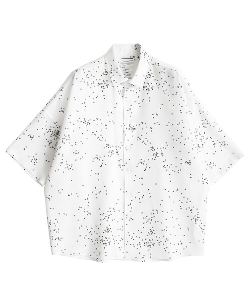 SHAREEF(シャリーフ)の「DOT PATTERN S/S BIG SHIRTS(シャツ/ブラウス・メンズ・ネイビー/ブラック/ホワイト・1/3/2)」の9枚目の写真