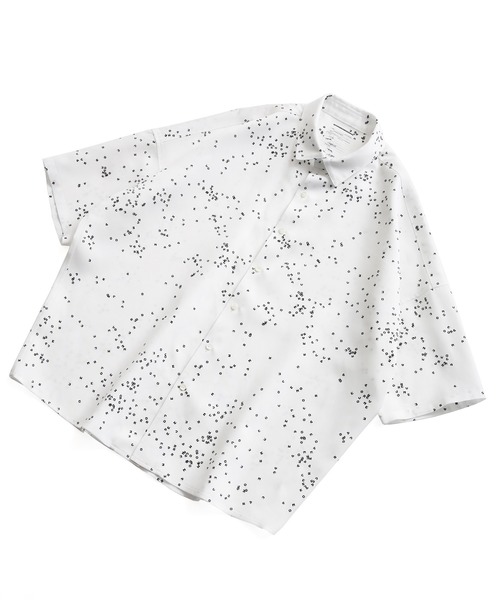 SHAREEF(シャリーフ)の「DOT PATTERN S/S BIG SHIRTS(シャツ/ブラウス・メンズ・ネイビー/ブラック/ホワイト・1/3/2)」の10枚目の写真