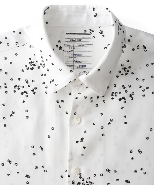 SHAREEF(シャリーフ)の「DOT PATTERN S/S BIG SHIRTS(シャツ/ブラウス・メンズ・ネイビー/ブラック/ホワイト・1/3/2)」の11枚目の写真