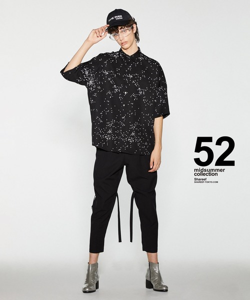 SHAREEF(シャリーフ)の「DOT PATTERN S/S BIG SHIRTS(シャツ/ブラウス・メンズ・ネイビー/ブラック/ホワイト・1/3/2)」の18枚目の写真