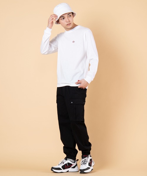 Dickies(ディッキーズ)の「∴WEGO/Dickies別注ワッペン刺繍ロンT(Tシャツ/カットソー・メンズ・ベージュ/ブラック/ホワイト・MEDIUM/LARGE)」の4枚目の写真