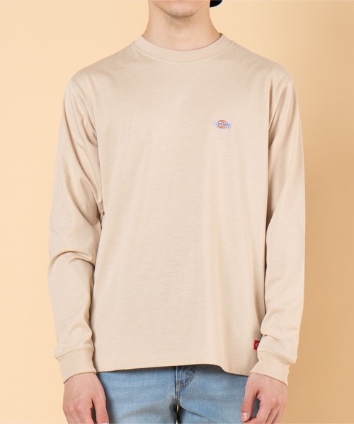 Dickies(ディッキーズ)の「∴WEGO/Dickies別注ワッペン刺繍ロンT(Tシャツ/カットソー・メンズ・ベージュ/ブラック/ホワイト・MEDIUM/LARGE)」の5枚目の写真