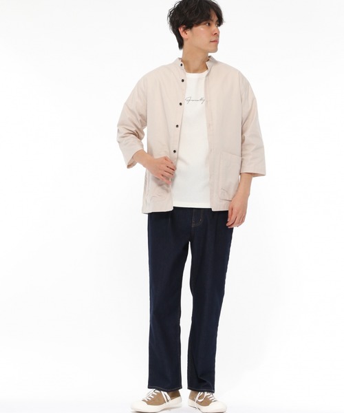 LAKOLE（ラコレ）の「USAオックスクロップドシャツ / LAKOLE（シャツ/ブラウス・メンズ・グリーン/スモーク/アイボリー/ブラウン・MEDIUM/LARGE）」の15枚目の写真