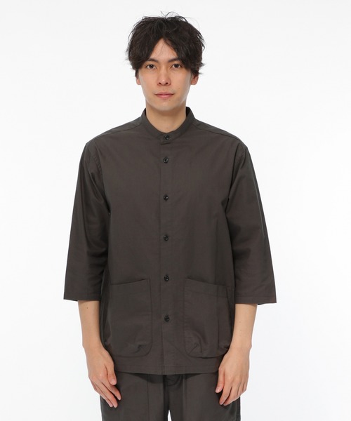 LAKOLE（ラコレ）の「USAオックスクロップドシャツ / LAKOLE（シャツ/ブラウス・メンズ・グリーン/スモーク/アイボリー/ブラウン・MEDIUM/LARGE）」の21枚目の写真