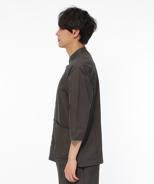 LAKOLE（ラコレ）の「USAオックスクロップドシャツ / LAKOLE（シャツ/ブラウス・メンズ・グリーン/スモーク/アイボリー/ブラウン・MEDIUM/LARGE）」の22枚目の写真