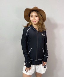 ROXY/ロキシー フード付きジップアップラッシュガード RLY205023