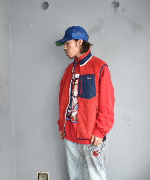 patagonia（パタゴニア）の「【ヴィンテージ古着】Patagonia/パタゴニア レトロX フリースベスト（ベスト・メンズ・レッド・MEDIUM）」の7枚目の写真