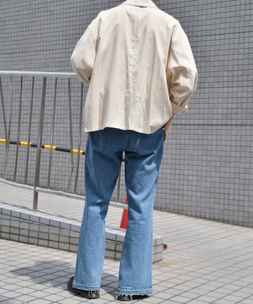 kutir(クティール)の「リネンダブルジャケット SETUP(テーラードジャケット・メンズ・ブラック/ベージュ/オフホワイト/ダークブルー・MEDIUM/LARGE)」の9枚目の写真