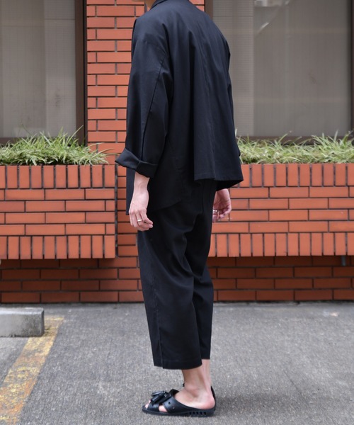 kutir(クティール)の「リネンダブルジャケット SETUP(テーラードジャケット・メンズ・ブラック/ベージュ/オフホワイト/ダークブルー・MEDIUM/LARGE)」の22枚目の写真