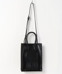 《SOLPRESA》SQUARE FRINGE MINI TOTE