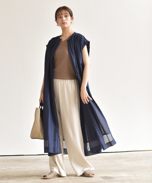 rps（アールピーエス）の「カットリブアシメショルダータンクトップ（タンクトップ・レディース・モカ/アイボリー/カーキ/ブラック・M）」の11枚目の写真