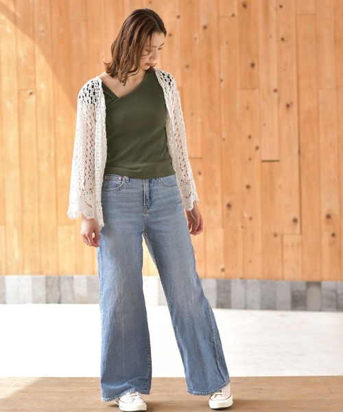 rps（アールピーエス）の「カットリブアシメショルダータンクトップ（タンクトップ・レディース・モカ/アイボリー/カーキ/ブラック・M）」の22枚目の写真