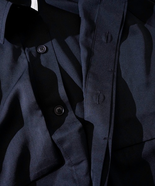 【セール】【i-k】ポリストレッチ トレンチ風シャツジャケット（シャツ/ブラウス）｜JOHN'S CLOSET（ジョンズクローゼット）