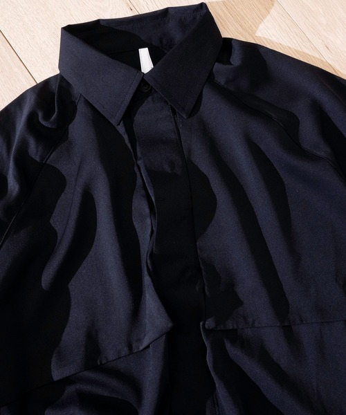 【セール】【i-k】ポリストレッチ トレンチ風シャツジャケット（シャツ/ブラウス）｜JOHN'S CLOSET（ジョンズクローゼット）