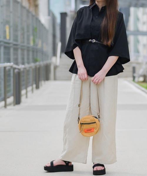 【セール】【i-k】ポリストレッチ トレンチ風シャツジャケット（シャツ/ブラウス）｜JOHN'S CLOSET（ジョンズクローゼット）