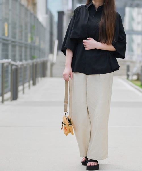 【セール】【i-k】ポリストレッチ トレンチ風シャツジャケット（シャツ/ブラウス）｜JOHN'S CLOSET（ジョンズクローゼット）