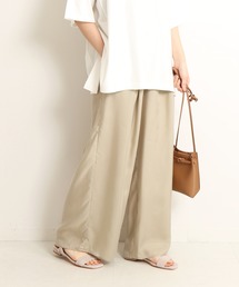 SLOBE IENA | キュプラタックワイドパンツ◆(その他パンツ)