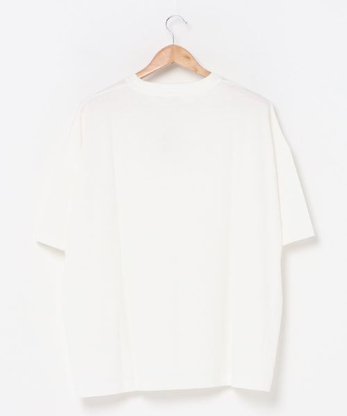 WEGO(ウィゴー)の「WEGO/バルーンビッグシルエットTシャツ(Tシャツ/カットソー・メンズ・ホワイト/パープル/グレー・MEDIUM/LARGE)」の4枚目の写真