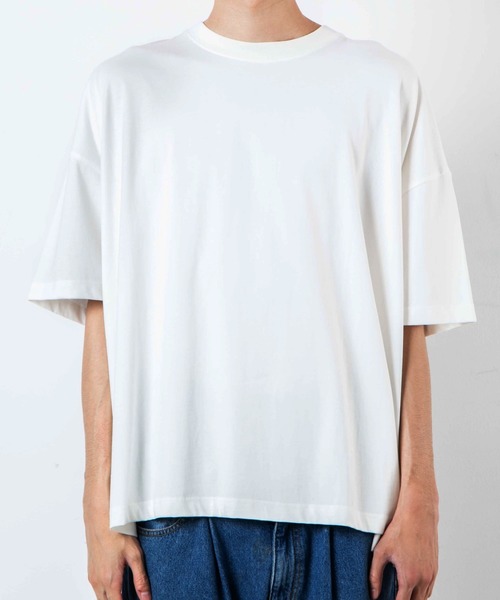 WEGO(ウィゴー)の「WEGO/バルーンビッグシルエットTシャツ(Tシャツ/カットソー・メンズ・ホワイト/パープル/グレー・MEDIUM/LARGE)」の16枚目の写真