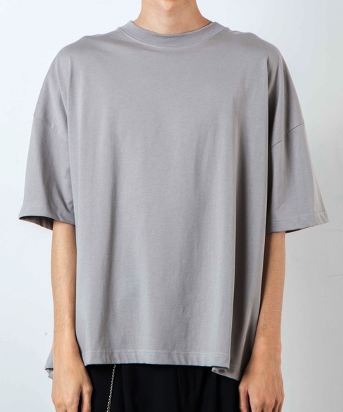 WEGO(ウィゴー)の「WEGO/バルーンビッグシルエットTシャツ(Tシャツ/カットソー・メンズ・ホワイト/パープル/グレー・MEDIUM/LARGE)」の15枚目の写真