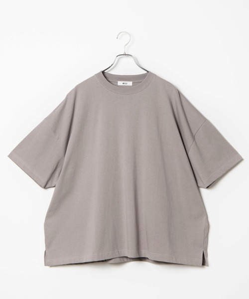 WEGO(ウィゴー)の「WEGO/バルーンビッグシルエットTシャツ(Tシャツ/カットソー・メンズ・ホワイト/パープル/グレー・MEDIUM/LARGE)」の10枚目の写真