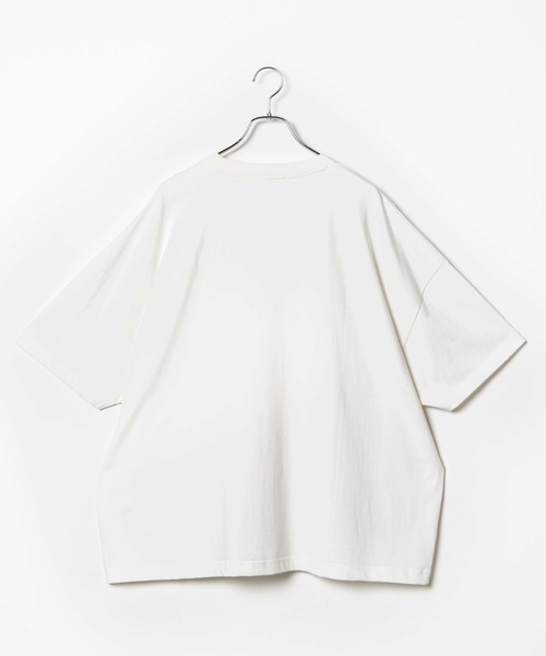 WEGO(ウィゴー)の「WEGO/バルーンビッグシルエットTシャツ(Tシャツ/カットソー・メンズ・ホワイト/パープル/グレー・MEDIUM/LARGE)」の8枚目の写真