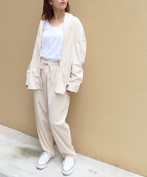 Riberry（リベリー）の「バンドカラーコーデュロイシャツ（シャツ/ブラウス・レディース・ブラック/ダークオレンジ/グリーン/アイボリー/ブルー・MEDIUM）」の21枚目の写真