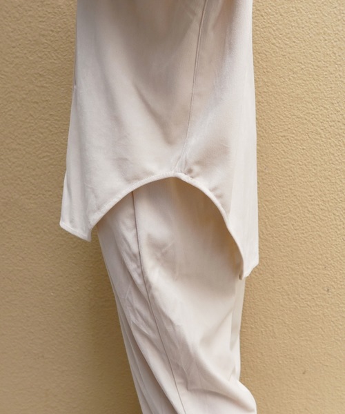 Riberry（リベリー）の「バンドカラーコーデュロイシャツ（シャツ/ブラウス・レディース・ブラック/ダークオレンジ/グリーン/アイボリー/ブルー・MEDIUM）」の14枚目の写真