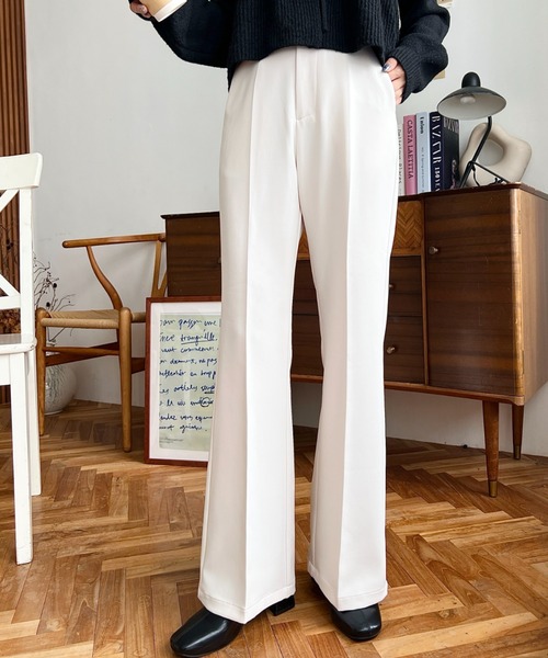 NBA ブラック トラックジャケットパンツ希少センタープレスフレア90s80s Rocky Monroe（ロッキーモンロー） スラックス TRストレッチ センター