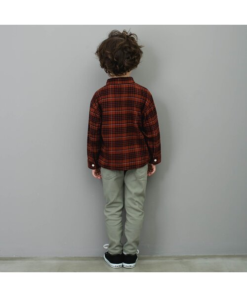 apres les cours(アプレレクール)の「/ツイル/7days Style pants 10分丈(その他パンツ・キッズ・カーキ/ベージュ/ラベンダー/ブラック・80/90/100/110/120/130/140)」の9枚目の写真