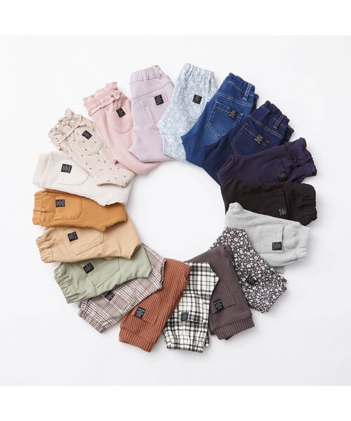 apres les cours(アプレレクール)の「/ツイル/7days Style pants 10分丈(その他パンツ・キッズ・カーキ/ベージュ/ラベンダー/ブラック・80/90/100/110/120/130/140)」の13枚目の写真