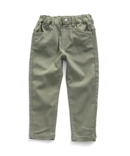 apres les cours(アプレレクール)の「/ツイル/7days Style pants 10分丈(その他パンツ・キッズ・カーキ/ベージュ/ラベンダー/ブラック・80/90/100/110/120/130/140)」の14枚目の写真