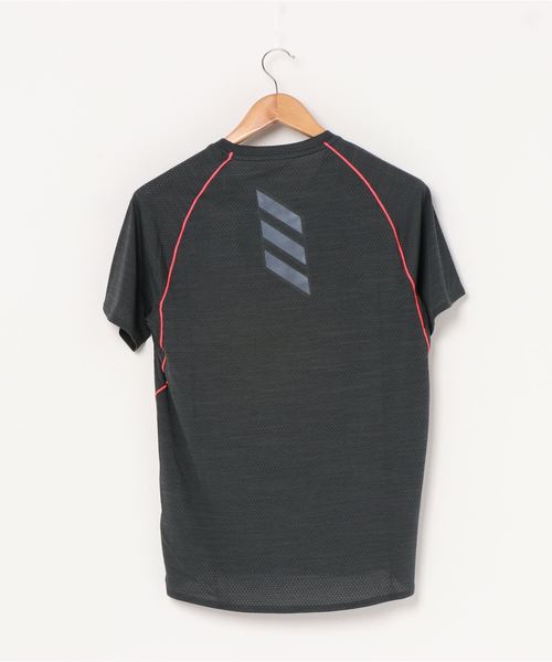 adidas（アディダス）の「アディダス adidas ADI RUNNER TEE（Tシャツ/カットソー・メンズ・グレー・S/M/L/XL）」の2枚目の写真