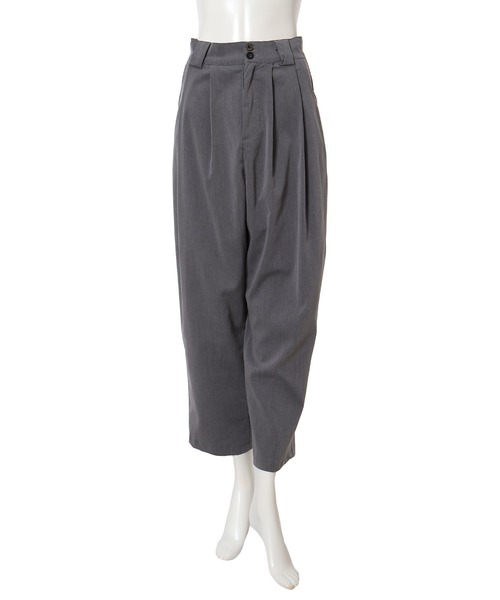 fifth（フィフス）の「ツータックハイウエストアンクルパンツ（その他パンツ・レディース・グレー/ブラック・MEDIUM/LARGE）」の8枚目の写真